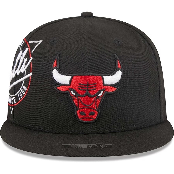 Gorra Chicago Bulls Mitchell & Ness 1966 Negro